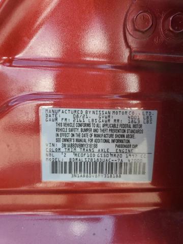 2021 NISSAN SENTRA SR 3N1AB8DV8MY318188