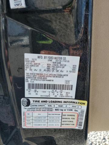 2013 FORD F150 SUPER - 1FTFW1CF3DFA44818