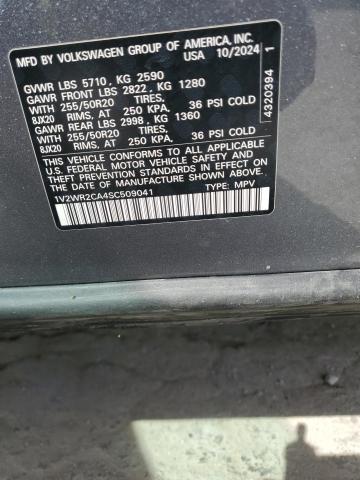 2025 VOLKSWAGEN ATLAS SE 1V2WR2CA4SC509041