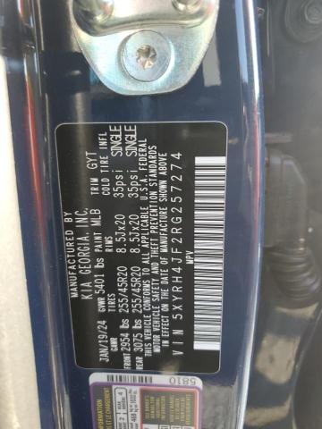 2024 KIA SORENTO EX 5XYRH4JF2RG257274