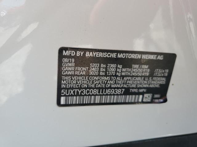 2020 BMW X3 SDRIVE3 5UXTY3C08LLU69387