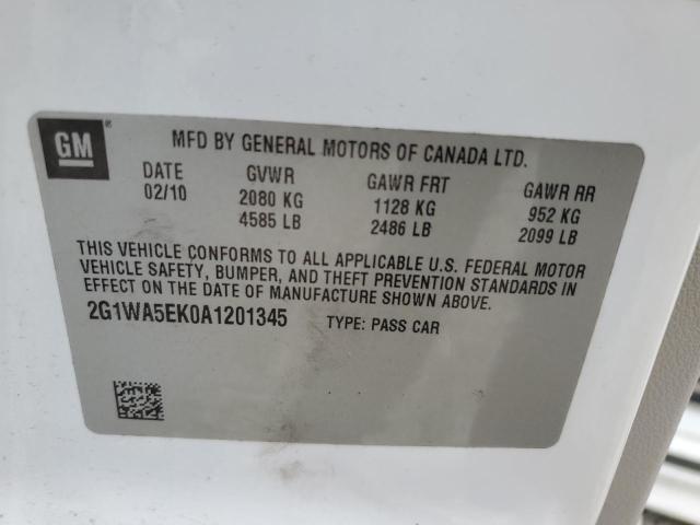 2010 CHEVROLET IMPALA LS - 2G1WA5EK0A1201345