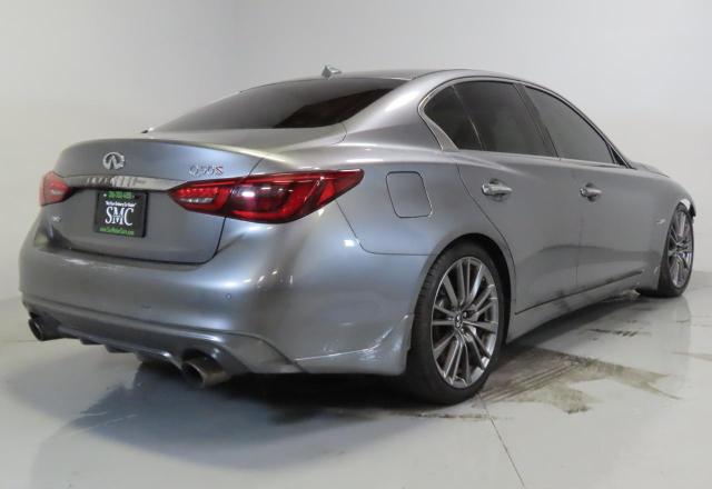 INFINITI Q50 RED SP 2018 gray  gas JN1FV7AR7JM481671 photo #4