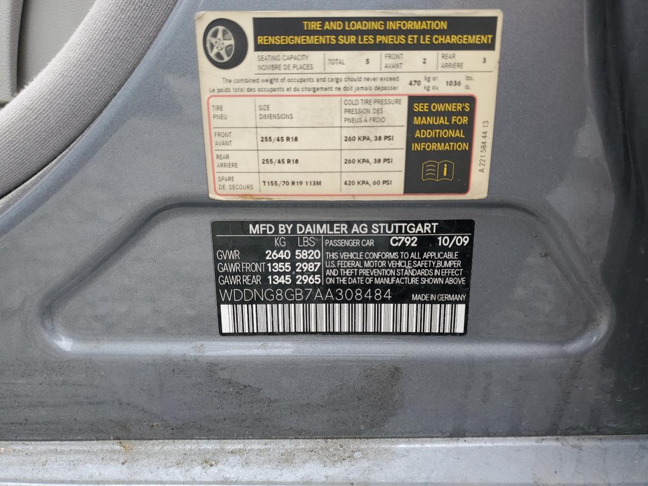 MERCEDES-BENZ S-CLASS 550 4MATIC