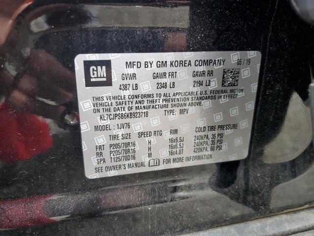 2019 CHEVROLET TRAX 1LT - KL7CJPSB6KB923718