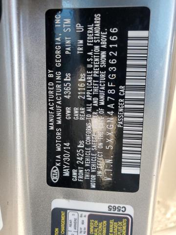 2015 KIA OPTIMA EX - 5XXGN4A78FG362166