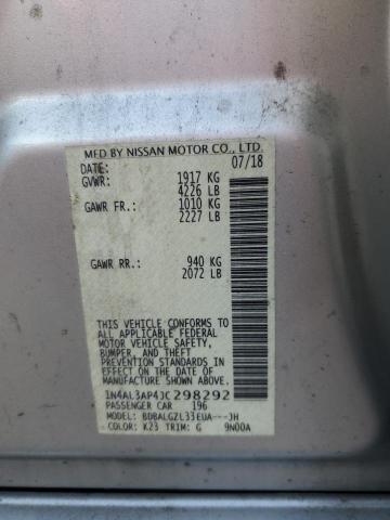 2018 NISSAN ALTIMA 2.5 1N4AL3AP4JC298292