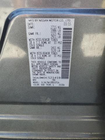 2015 INFINITI QX60 5N1AL0MN5FC521459