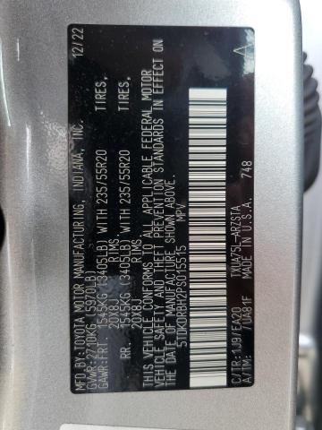 2023 TOYOTA HIGHLANDER 5TDKDRBH2PS015515