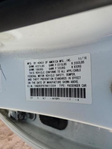 2017 HONDA ACCORD EXL 1HGCR2F97HA113004