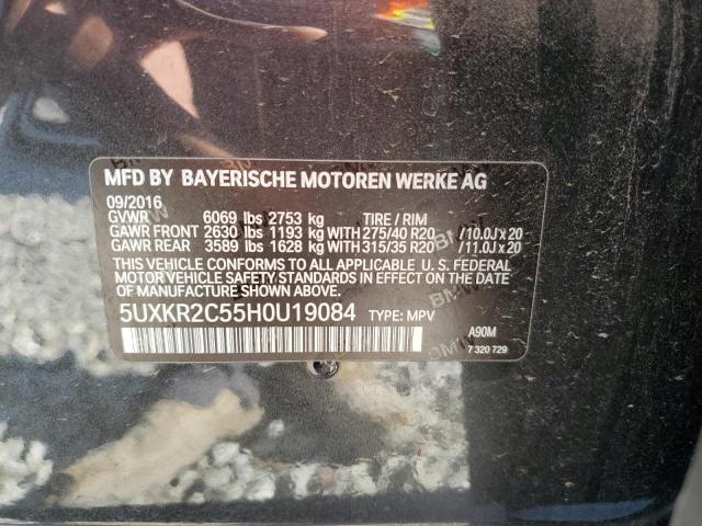 2017 BMW X5 SDRIVE3 5UXKR2C55H0U19084