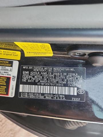 2011 TOYOTA CAMRY BASE - 4T1BF3EK7BU726643