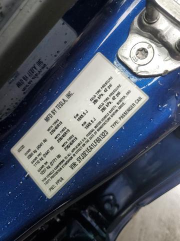 2020 TESLA MODEL 3 5YJ3E1EA1LF661323