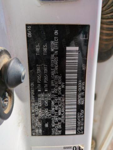 2016 TOYOTA 4RUNNER SR JTEBU5JR6G5374614