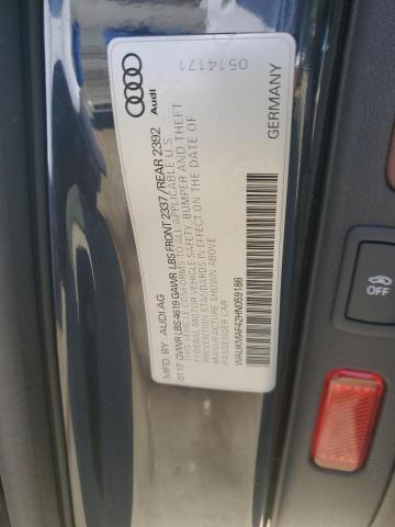2017 AUDI A4 ULTRA P WAUKMAF42HN059186