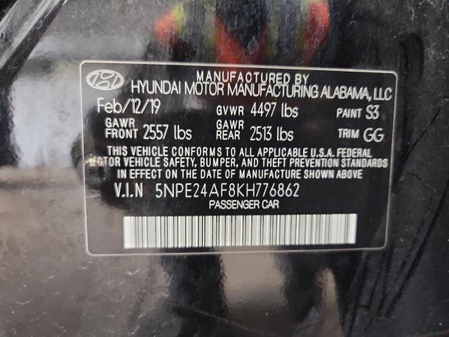 2019 HYUNDAI SONATA SE 5NPE24AF8KH776862