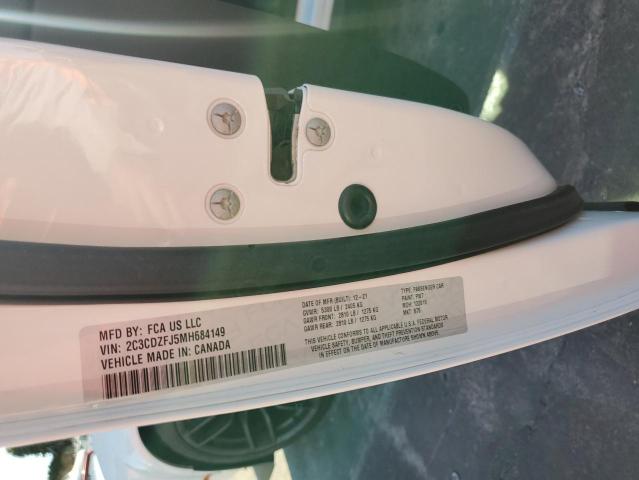 2021 DODGE CHALLENGER 2C3CDZFJ5MH684149