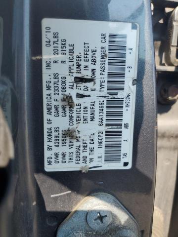 2010 HONDA ACCORD LX - 1HGCP2F36AA134692