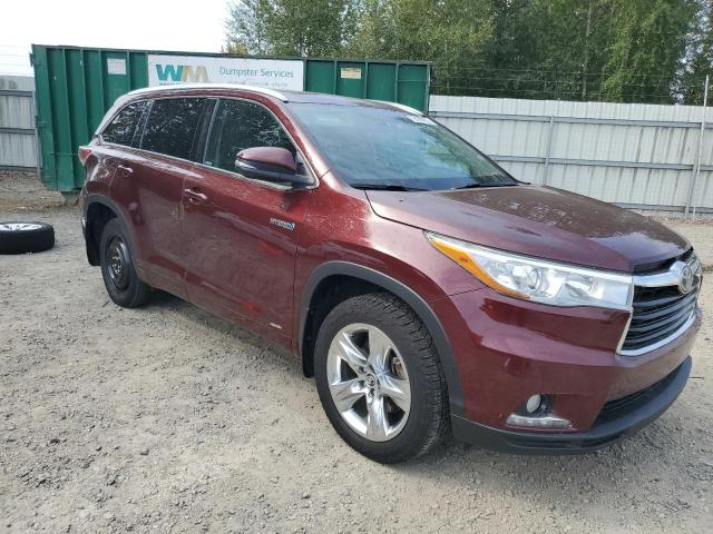 2016 TOYOTA HIGHLANDER HYBRID LIMITED 5TDDCRFH2GS014774