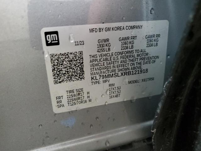 2024 CHEVROLET TRAILBLAZE KL79MMSLXRB121918