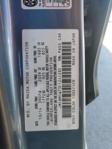2015 MAZDA 3 GRAND TOURING JM1BM1W73F1241285