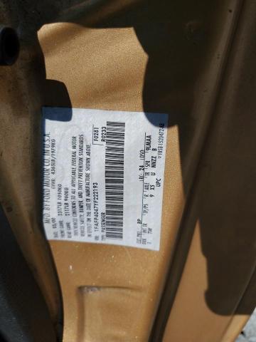 2018 FORD 1220 HST - 1FAFP4047YF222193