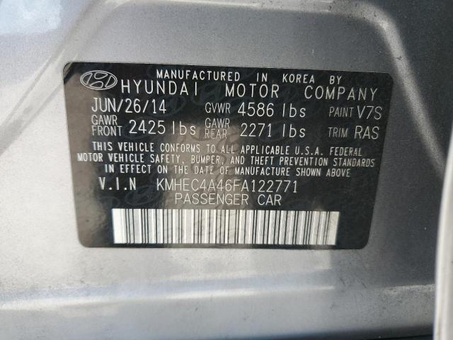 2015 HYUNDAI SONATA HYBRID KMHEC4A46FA122771