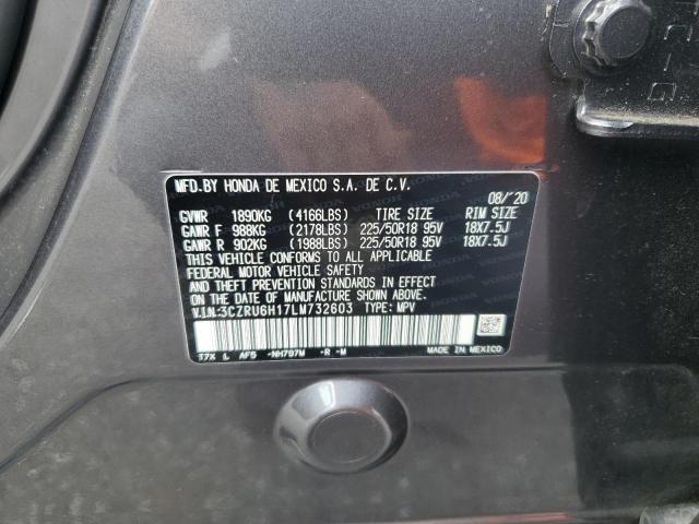 2020 HONDA HR-V SPORT 3CZRU6H17LM732603