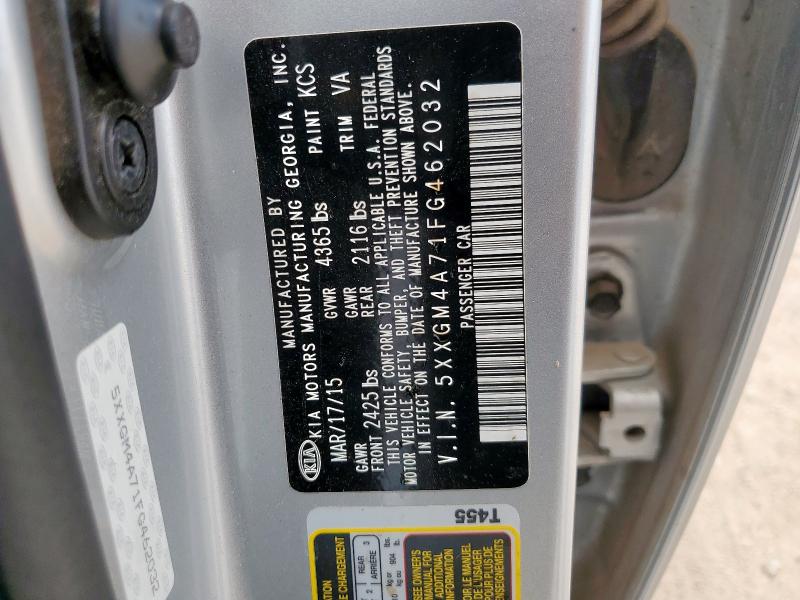 2015 KIA OPTIMA LX 5XXGM4A71FG462032