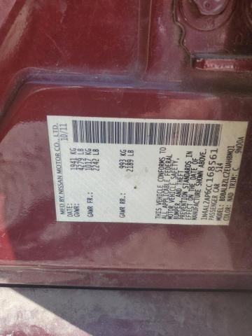 2012 NISSAN ALTIMA BAS - 1N4AL2AP6CC168561