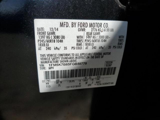 2015 FORD EXPLORER 1FM5K7B85FGB59779