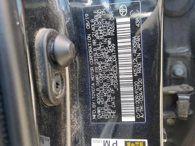 2020 TOYOTA COROLLA SE JTDS4RCE2LJ041799