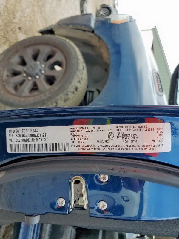 2024 RAM 2500 BIG H 3C6UR5DJ9RG381127