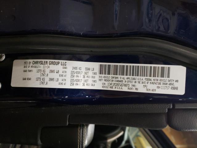 2015 JEEP CHEROKEE L 1C4PJMCB5FW570873