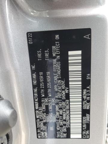2022 TOYOTA HIGHLANDER 5TDGZRBH2NS186348