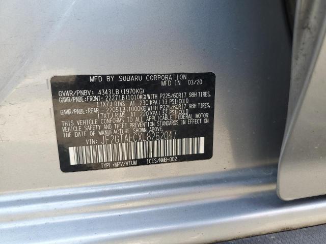 2020 SUBARU CROSSTREK JF2GTAECXL8262047