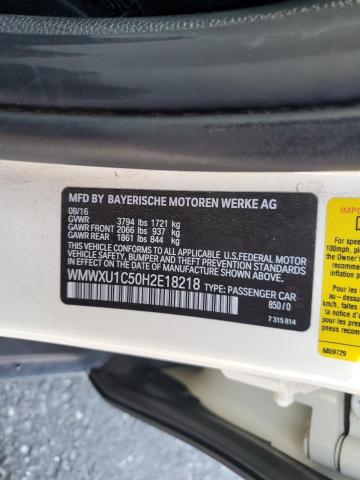 2017 MINI COOPER WMWXU1C50H2E18218