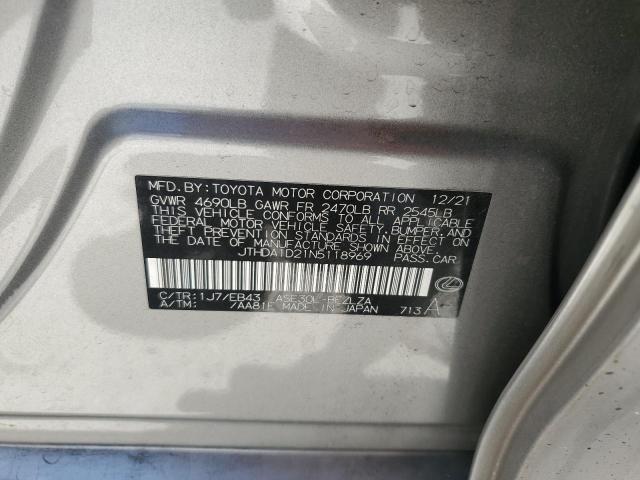 2022 LEXUS IS 300 JTHDA1D21N5118969