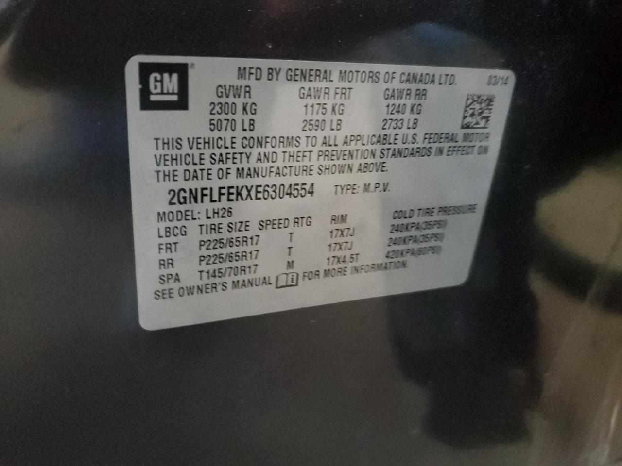 CHEVROLET EQUINOX LT