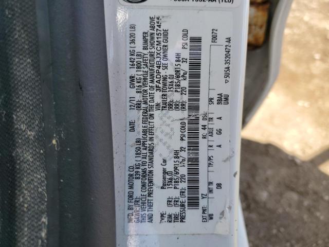 2012 FORD FIESTA SE - 3FADP4BJXCM157455