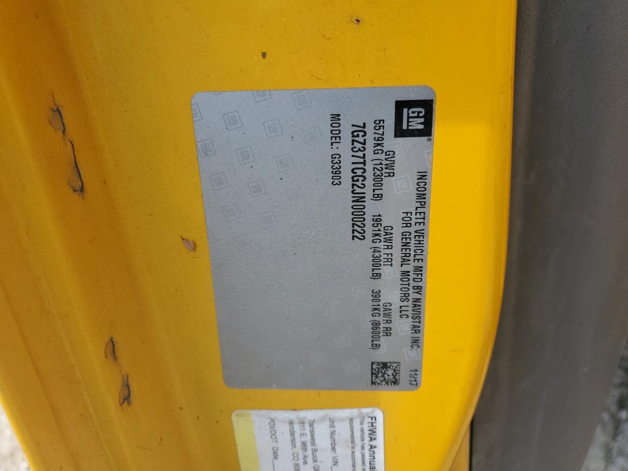 GMC SAVANA CUTAWAY G3500