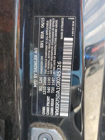 2016 SMART FORTWO - WMEFJ5DA1GK045326