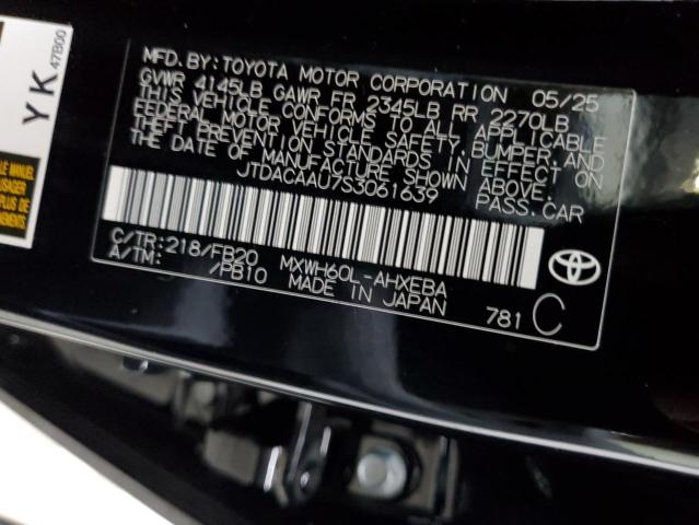 2025 TOYOTA PRIUS LE JTDACAAU7S3061639