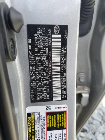 2019 TOYOTA CAMRY L 4T1B11HK9KU262446