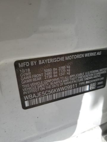 2019 BMW 540 I WBAJE5C56KWW09911