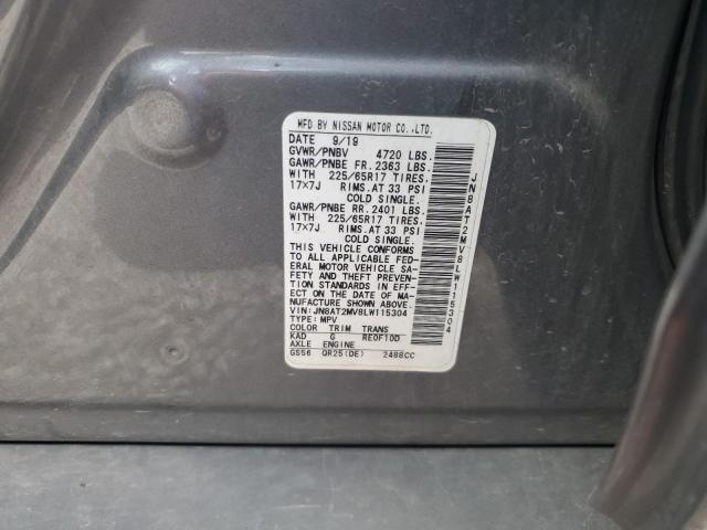 2020 NISSAN ROGUE S JN8AT2MV8LW115304