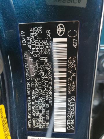 2020 TOYOTA COROLLA XSE - JTNC4RBE3L3079340