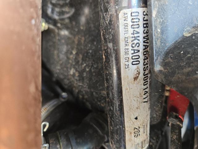 2025 CAN-AM OUTLANDER 3JB3WA643SJ001417