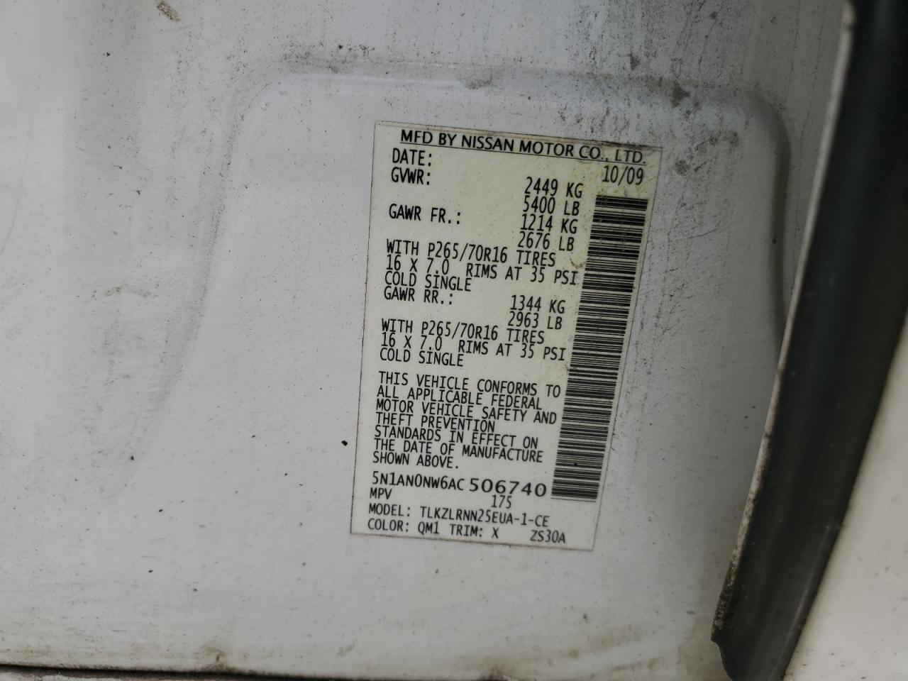 NISSAN XTERRA OFF ROAD