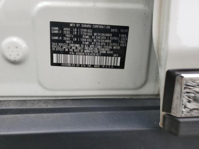 2018 SUBARU OUTBACK TO 4S4BSETC8J3261877